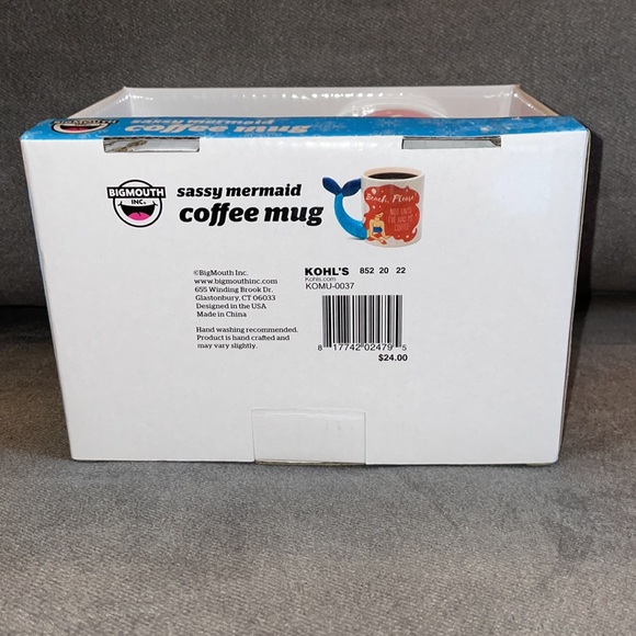 NEW Mermaid coffee mug. Holds 20 oz. - Picture 5 of 5